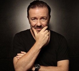 hire ricky gervais contact manager agent