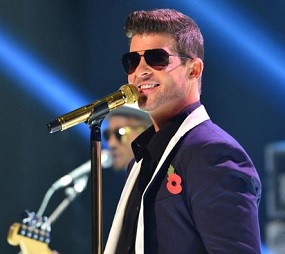 hire Robin Thicke manager event