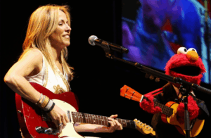 Sheryl Crow performs at the Sesame Street Workshop Event